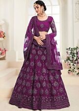 Purple Lehenga Choli Bollywood