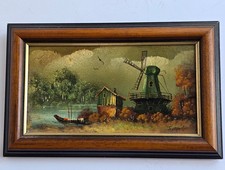 Vintage Oil on Board Painting