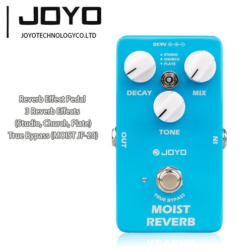 Joyo digital reverb pedal with - digital,