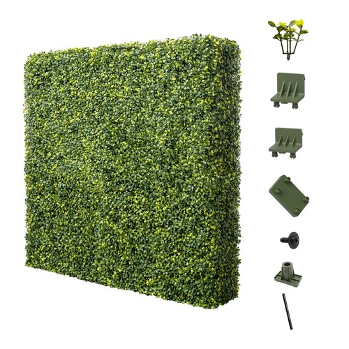 Artificial boxwood hedge wall - boxwood,