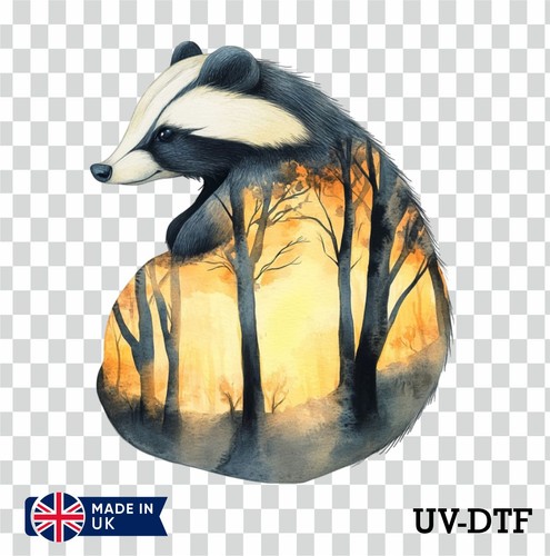 Exposure badger dtf sticker - badger,
