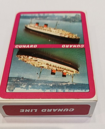 Vintage cunard line playing - cunard,
