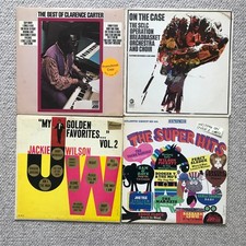 Job Lot Collection 60 SOUL LPs Jackie Wilson Clarence Carter  Steveie Wonder etc