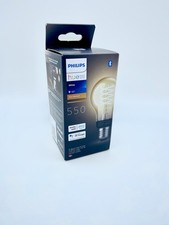Philips Hue Smart Bluetooth LED Light Bulb White Thin Filament E27 Edison Screw