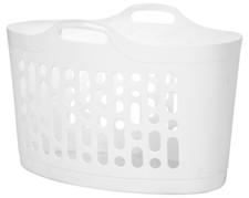 50L Plastic Handy Laundry Basket Flexi Utility Storage Hipster Washing Clothes