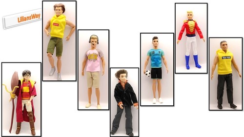 Mattel barbie ken dolls - barbie, &