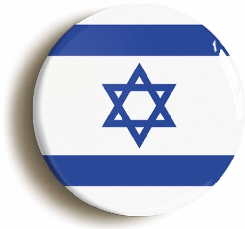 Israel badge button pin size - badge,