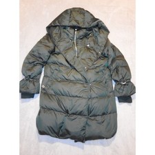 ZARA Long Puffer Coat Green S