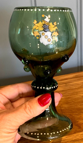 Large antique handblown - large,