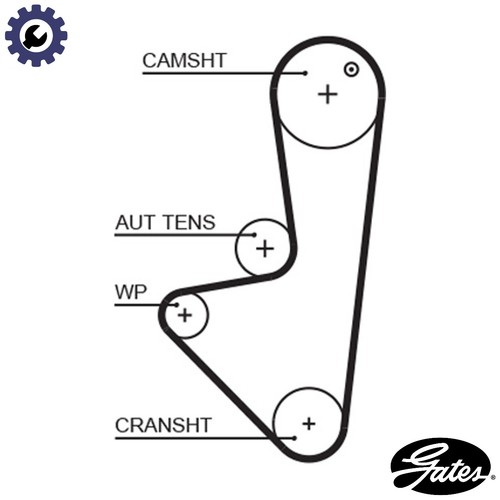 Timing belt 5574xs for peugeot - belt,