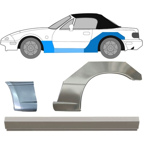 Sill front rear fender - sill,