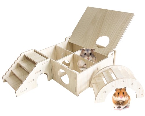 Wooden hamster maze tunnel - wooden,