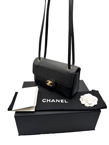 Chanel mini maxi flap leather - chanel,