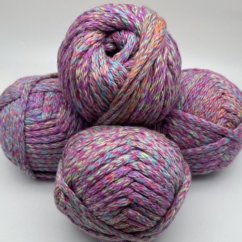 Chunky knit variegated blanket - chunky,