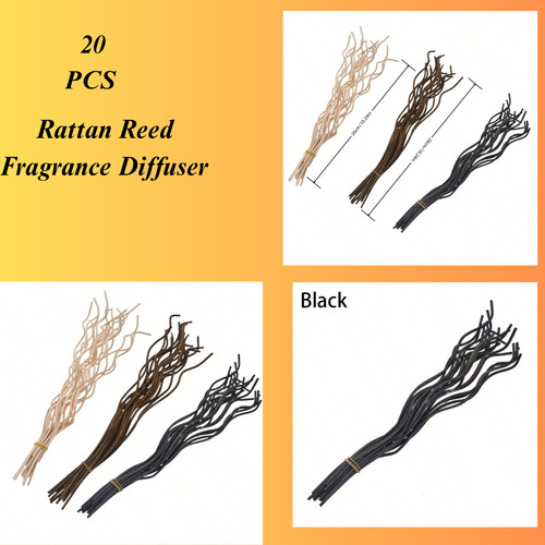 20pcs wavy rattan - rattan, reed