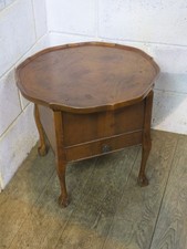 1940's WALNUT VENEER SEWING