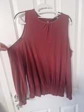 Very Women's Burgundy Cold
