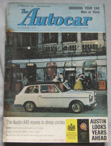 Autocar 1959 featuring - autocar,