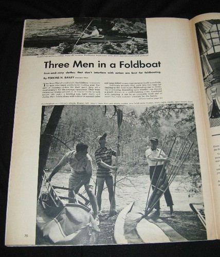 Foldboat 1951 scarce - foldboat,