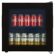 Cookology BC46BK 48cm Glass Door Beverage Cooler in Black