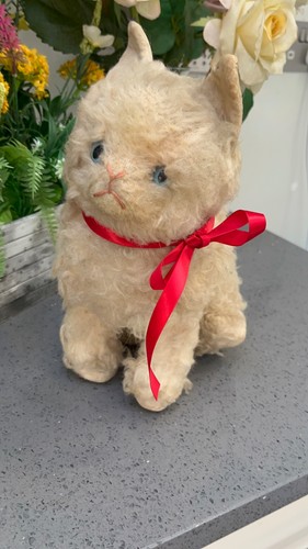 Vintage rare mohair cat - vintage,