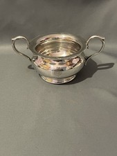 Pullman Company Limited Sugar Bowl Silver Plate Maker: Martin Hall & Co