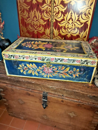 Indian vintage hand - indian, painted