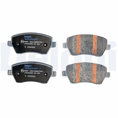 Delphi brake pads - delphi, set