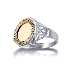 Silver Jewelco London Octagon