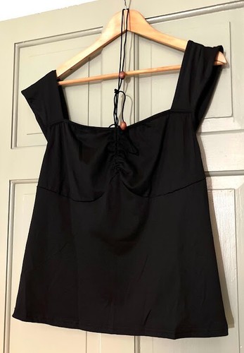 Ladies new black wide strap - black,