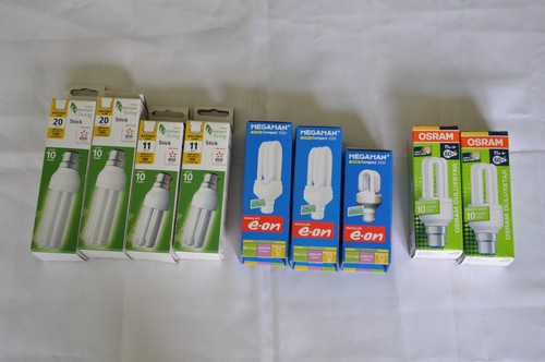 Energy saving light bulbs - 9x,