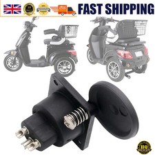 Mobility Scooter Charging Port Socket Replacement W/ Cover Charger Spare Part
