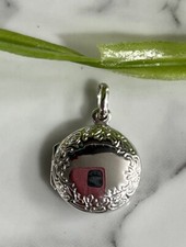 Round Locket With Design
