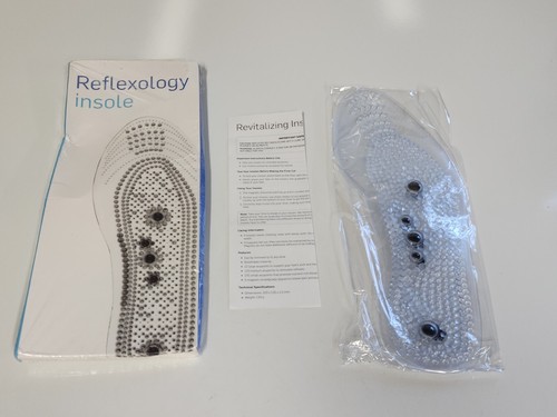 Magnetic reflexology insoles - magnetic,