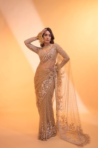 Indian bollywood designer sari - indian,