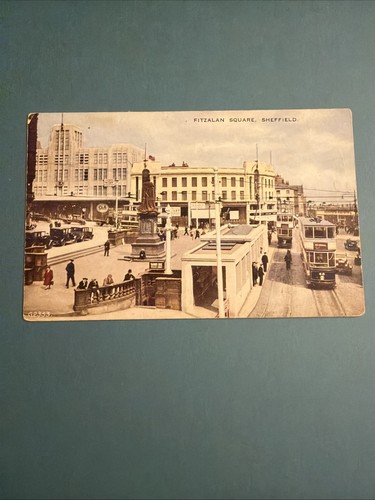 Sheffield postcard fitzalan - sheffield,