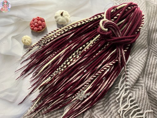 Full set wool dreads - full,