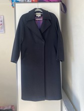 Black wool Reiss coat 8 10