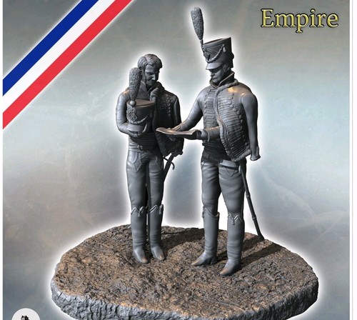 54mm unpainted french - 54mm,