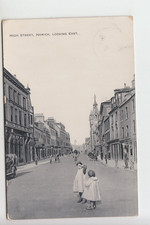 RPPC 2 young girls at Tower