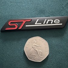 Ford ST Line Badge Black Side