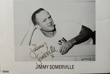 Genuine Signed Autograph Photo Jimmy Somerville.  Size 3” X 5”.