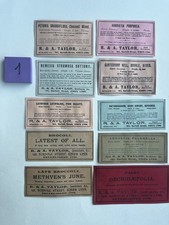 Vintage paper seed packets