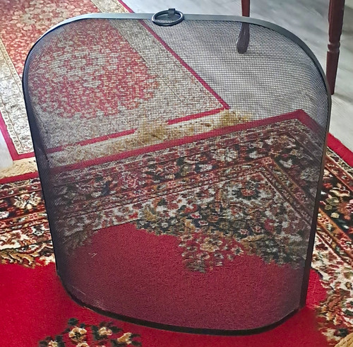 Black metal mesh - metal,