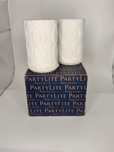 Partylite cable knit - partylite, pair