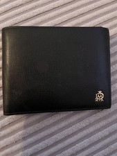 Dunhill Bifold Wallet & Card Holder Black  Leather For Men