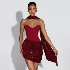 Women Strapless Corset Mini