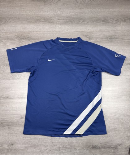 Nike blue sports shirt white - nike,