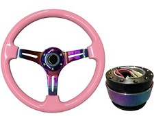 Pink Neo Chrome TS Steering