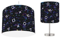 VIDEO GAME GLITCH xbox ps  Ceiling Lamp Shade , Stick Lamp or Bundle Reusable